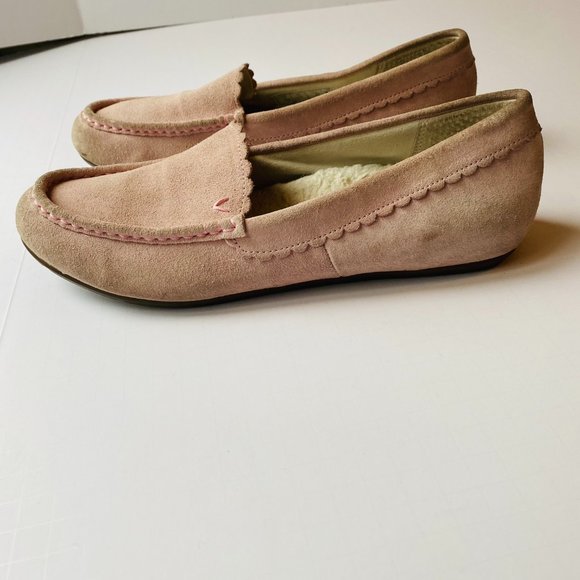 Vionic Mckenzie Slipper Pink Suede Size 9.5 - Picture 2 of 8
